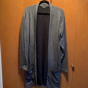 Zara Mens Grey long cardigan